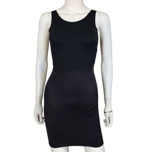 Maidenform Black Shapewear Dress Minimalist 90s Y2K Bodycom Sculpting Chic Small